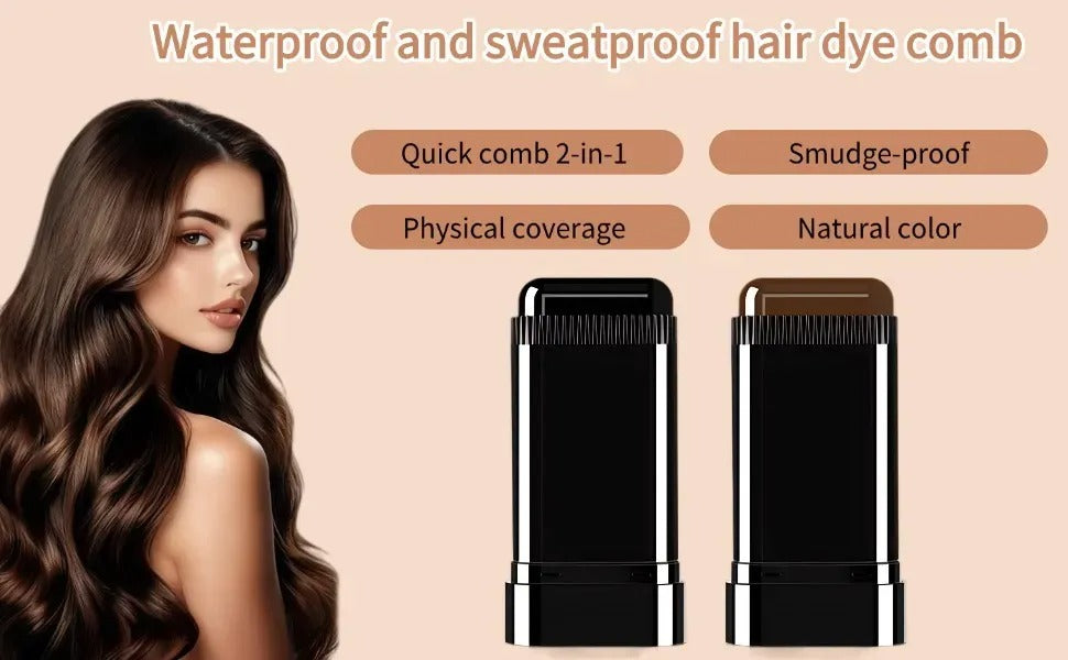 Daily Deal Portable Hair Dye Stick Instant Root Touch-Up